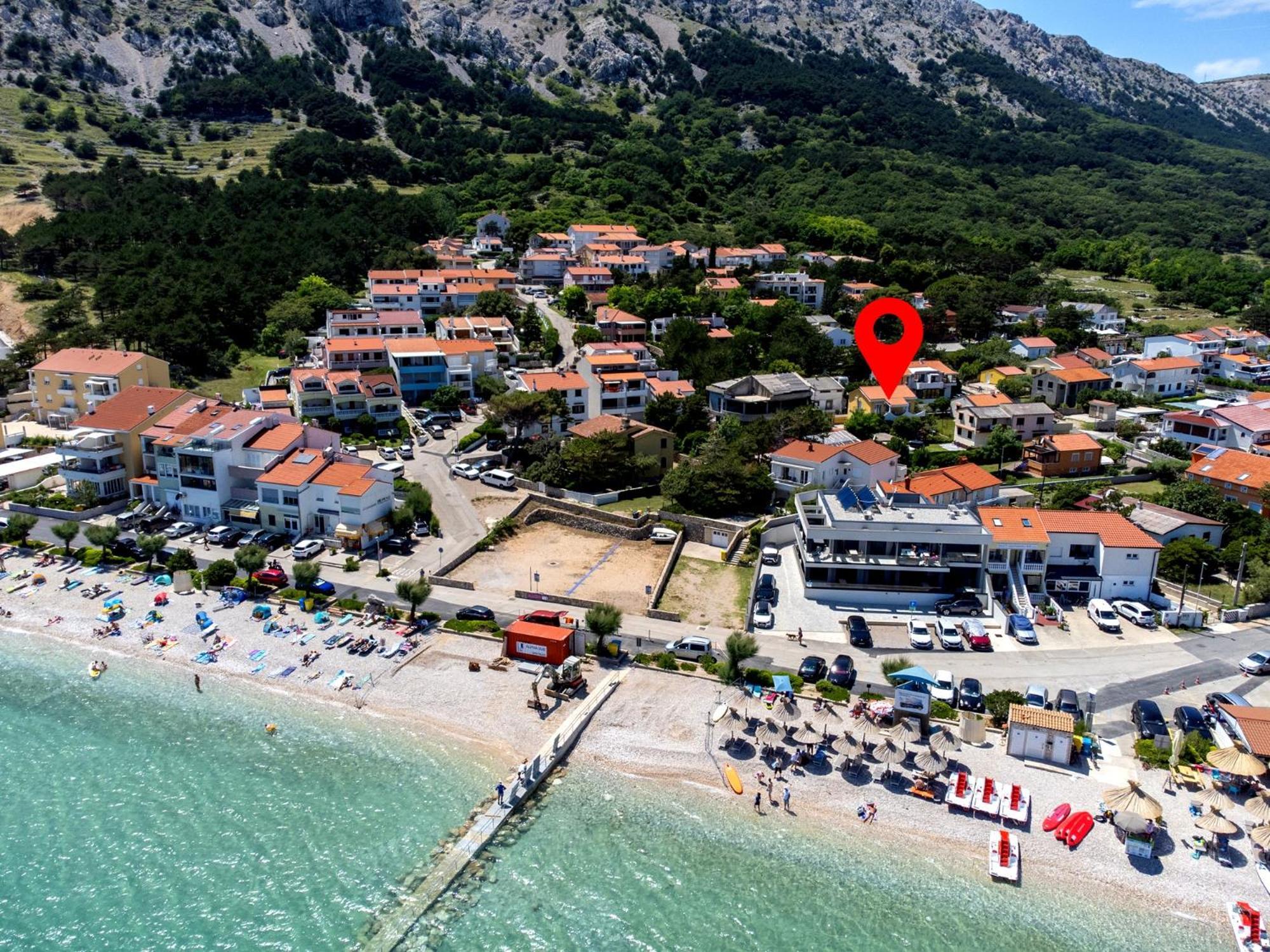 Apartments Bianca Baška Eksteriør bilde